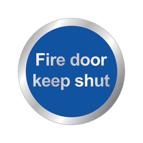 Safety Sign Fire Door Keep Shut 76mm RDS15 | Brady Corporation Ltd