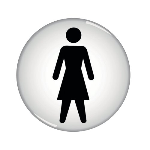 Domed Sign Women Symbol 60mm RDS1 | Brady Corporation Ltd