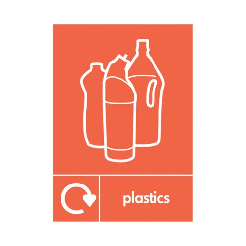 A5 Sign Self Adhesive Plastics Only (Pack of 5) Y7321007