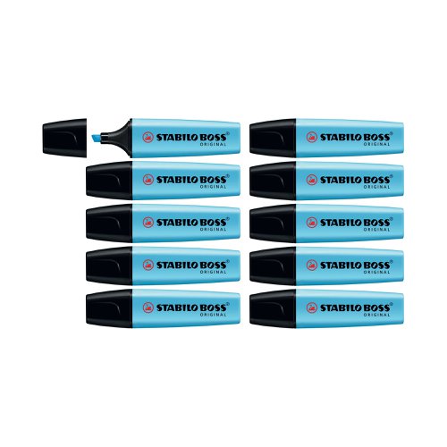 Stabilo Boss Original Highlighter Blue (Pack of 10) 70/31/10