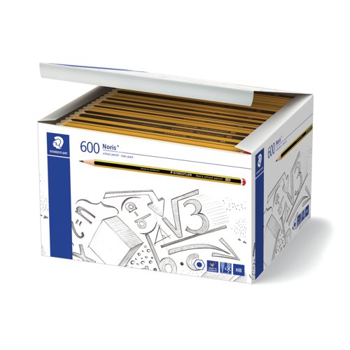 Staedtler Noris School 121 Graphite HB Pencil (Pack of 600) 121 C600