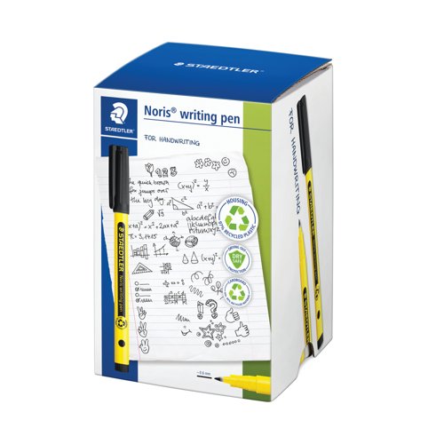 Staedtler Noris 307 Writing Pen Blue (Pack of 50) 307-3 CT50