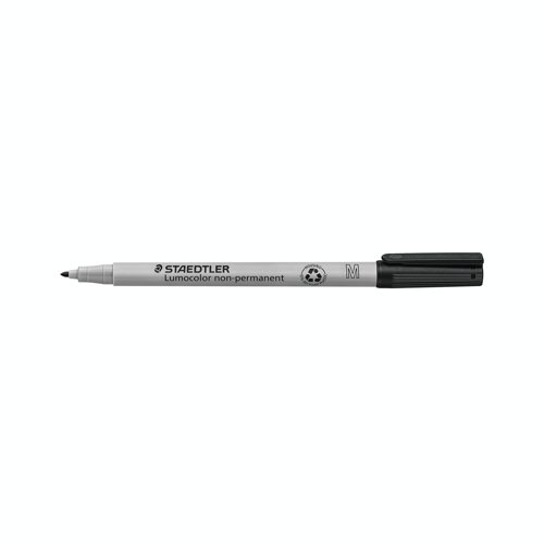 Staedtler Lumocolour Pen Non-Permanent Medium Black (Pack of 10) 315-9 | Staedtler