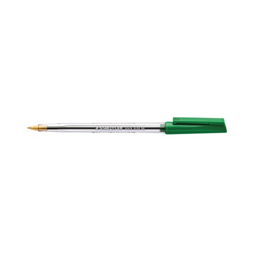 Staedtler Stick 430 Ballpoint Pen Green (Pack of 10) 430M-5