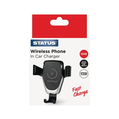 Status Wireless Phone Car Charger 15W Black SBWCC1PK6