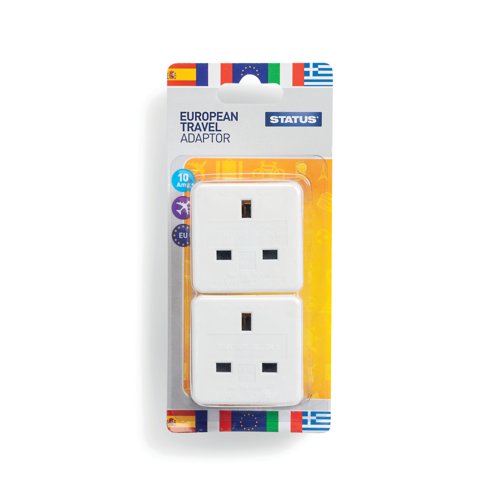 Status European Travel Adaptor (8 Pack) SEUROAB2Pk4
