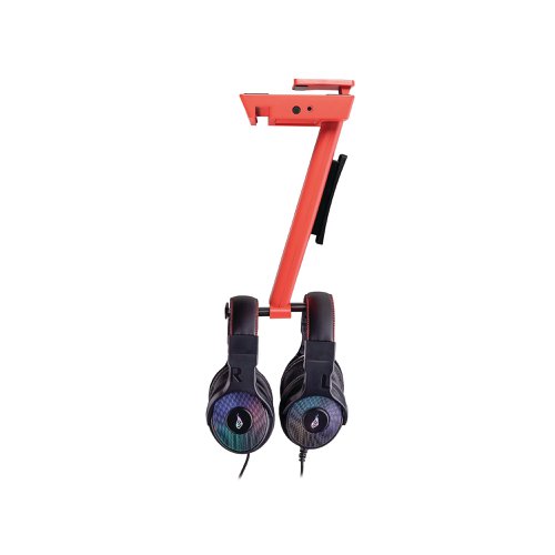 SureFire Vinson N1 Dual Balance Gaming RGB Headset Stand Red 48846