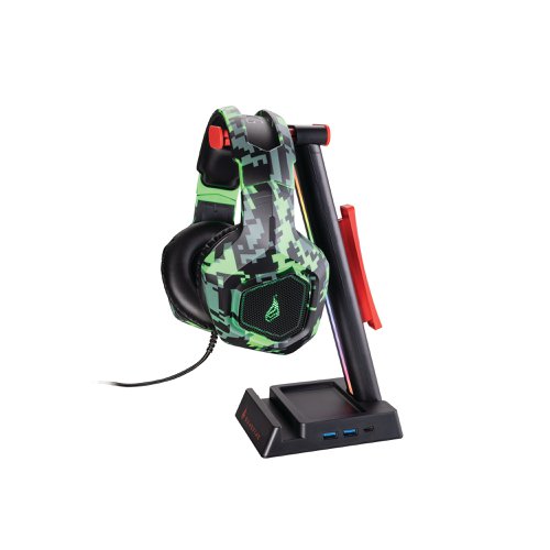 SureFire Vinson N2 RGB Gaming Headset Stand with USB Hub Black 48847