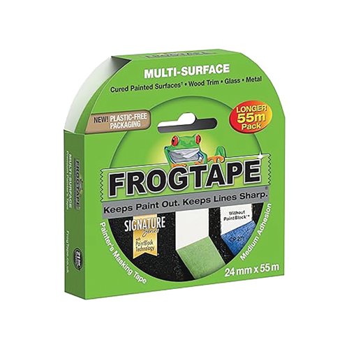 Frog Tape Multi-Surface Painter's Tape 24mm x 55m Green 105941