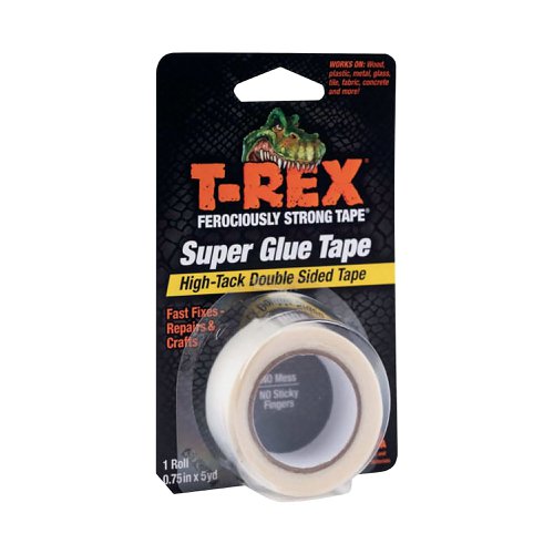 T-Rex Double Sided Superglue Tape Clear (Pack of 6) 286853 | Shurtape