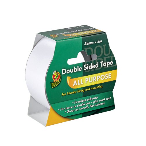 Ducktape Double-Sided Interior Tape 38mmx5m Clear (Pack of 6) 232603