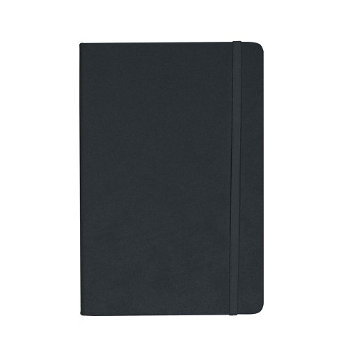 Silvine Soft Feel Executive Notebook Lined 160 Pages A5 Anthracite 197GY | Sinclairs