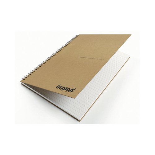 Silvine Luxpad Recycled Hardback Kraft Notebook 160pp A4 THBPINA4KR | Sinclairs