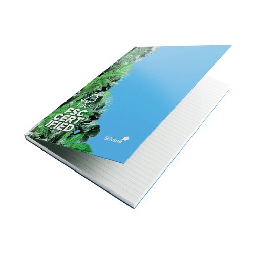 Silvine Premium Casebound Notebook Lined 160 Pages A4 R207 | Sinclairs