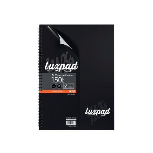 Silvine Luxpad Wirebound Executive Notebook 150 Pages A4 THB001 | Sinclairs