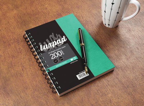 Silvine Luxpad Hardback Wirebound Notebook 200 Pages A5 (6 Pack) SPA5 | Sinclairs