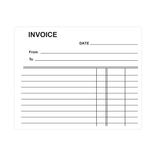 Silvine Duplicate Invoice Book 102x127mm (12 Pack) 616