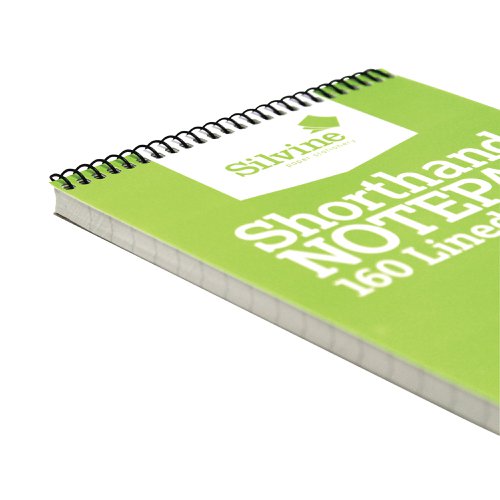 Silvine Everyday Recycled Shorthand Pad 127x203mm (Pack of 12) RE160-T Shorthand Pads SV42819