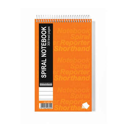 Silvine Ruled Spiral Bound Shorthand Notepad 127x203mm (Pack of 6) 449