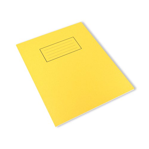 Silvine Exercise Book Ruled 229x178mm Yellow (Pack of 10) EX103