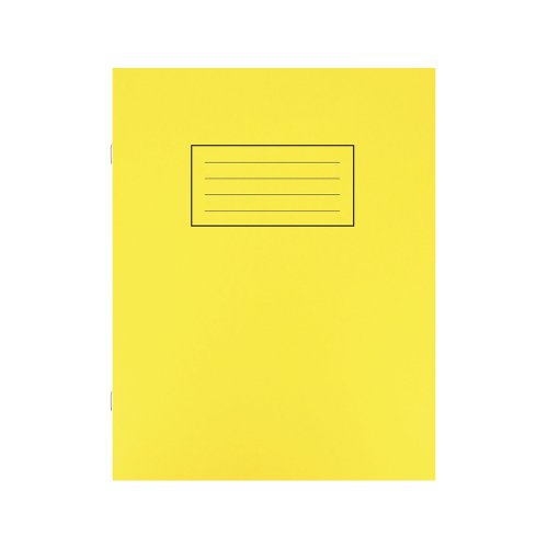 Silvine Exercise Book Ruled 229x178mm Yellow (Pack of 10) EX103