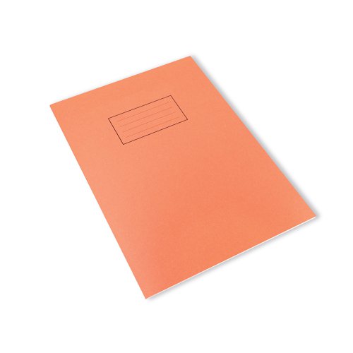 Silvine Exercise Book 5mm Squares A4 Orange (Pack of 10) EX113