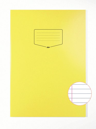 Silvine Tough Shell Exercise Book A4+ Yellow (Pack of 25) EX154