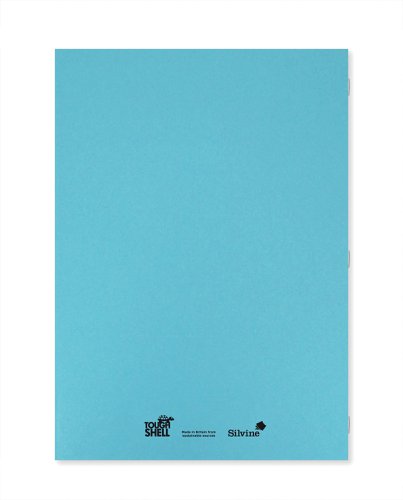 Silvine Tough Shell Exercise Book A4+ Blue (Pack of 25) EX155