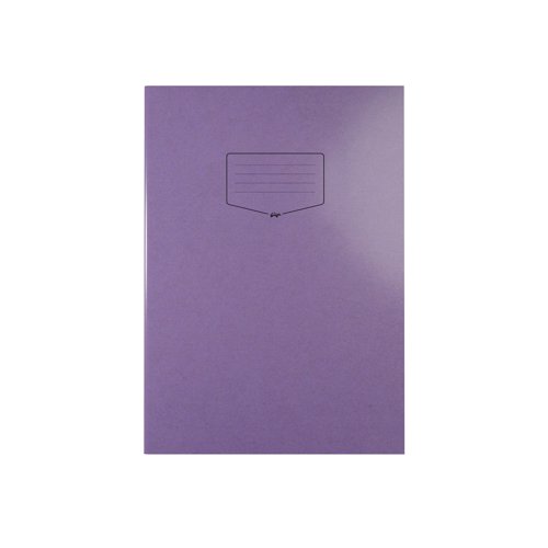 Silvine Tough Shell Exercise Book A4+ Purple (Pack of 25) EX157