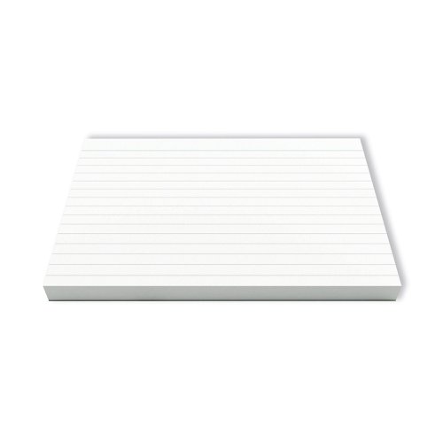 Silvine 50 Revision Notecard Pad Lined White (Pack of 1000) CR50