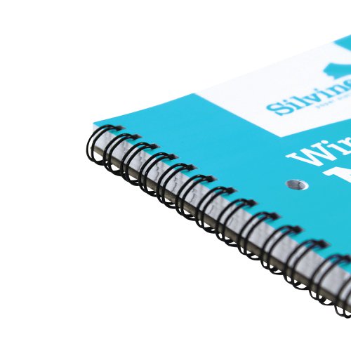 Silvine Envrionmentally Friendly Wirebound Notebook 160 Pages A5 (5 Pack) FSCTWA5 | Sinclairs