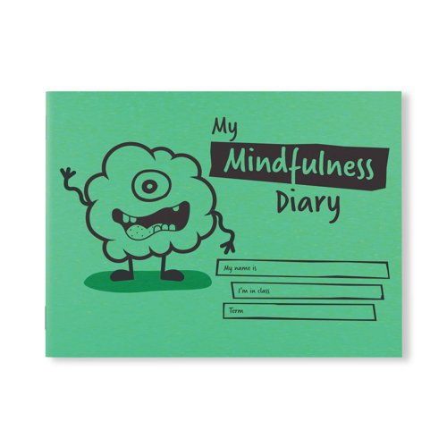 Silvine Primary Mindfulness Journal KS2 Class A5 Green (Pack of 30) EX233