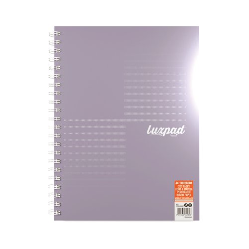 Silvine Luxpad Metallic 200 Page A4+ Assorted (Pack of 3) LUXA4MAC | Sinclairs