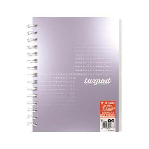 Silvine Luxpad Metallic 200 Page A5+ Assorted (Pack of 3) LUXA5MAC | Sinclairs