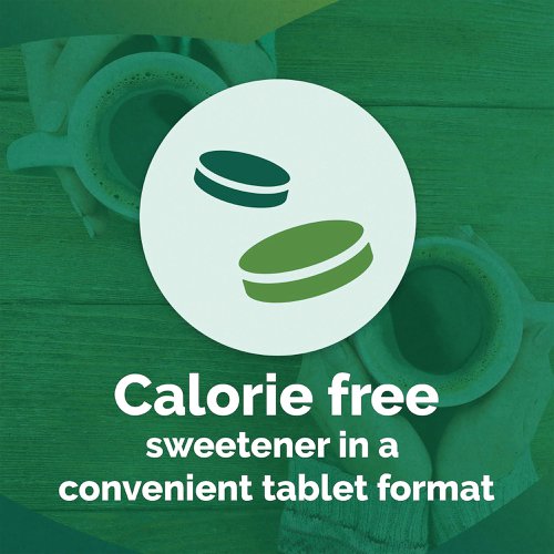 Sweetex tablets are ideal for people wishing to cut down on sugar, as part of a healthier lifestyle with a balanced diet. One Sweetex tablet is equivalent in sweetness to a 5g teaspoon of sugar but with none of the calories. Use Sweetex tablets instead of sugar in hot and cold drinks. Supplied in a single tub of 1200 tablets.