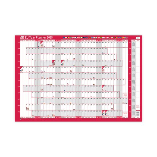 Sasco EU Year Planner Unmounted 2025 SY1076025