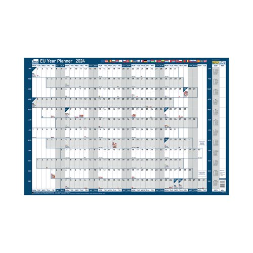 Sasco EU Year Planner Unmounted 2024 241223