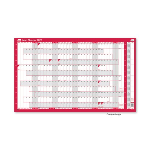 Sasco 2027 Year Planner Oversized Unmounted 2410287