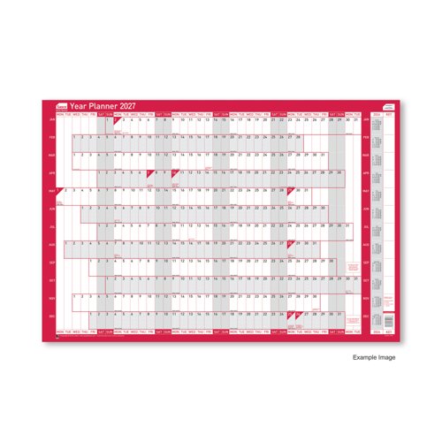Sasco Year Planner Compact Landscape Unmounted 2027 2410291