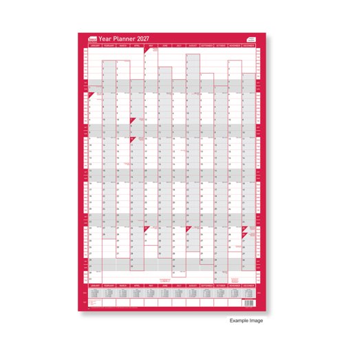 Sasco Year Planner Compact Portrait Unmounted 2027 2410292