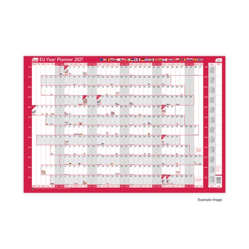 Sasco Year Planner EU Mounted 2027 2410293