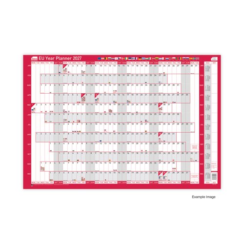 Sasco Year Planner EU Unmounted 2027 2410294