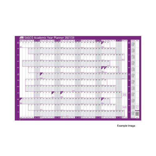 Sasco Academic Year Planner Mounted 2027/28 2410297