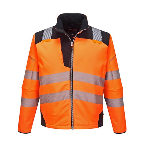 Portwest PW3 Hi Vis Softshell 3L XS Orange/Blk