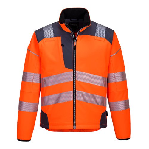 Portwest PW3 Hi Vis Softshell 3L M Orange/Gry