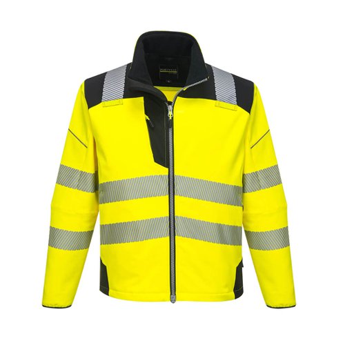 Portwest PW3 Hi Vis Softshell 3L XS Yellow/Blk