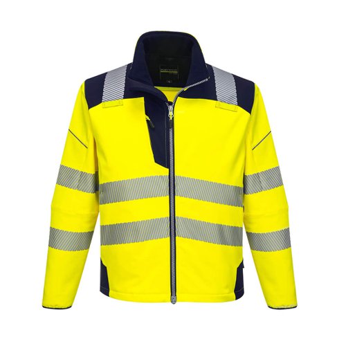 Portwest PW3 Hi Vis Softshell 3L XS Yellow/Navy