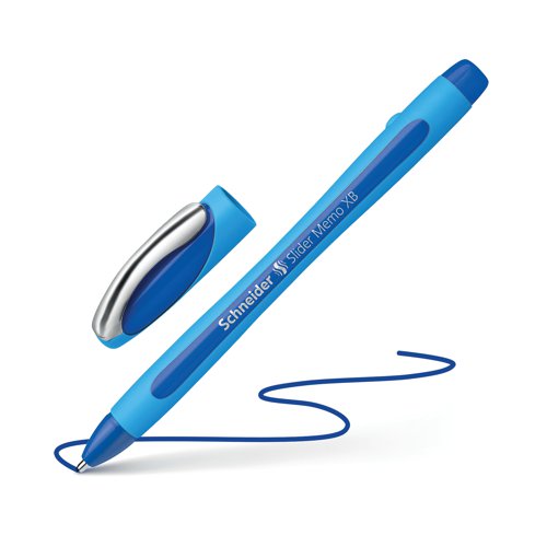 Schneider Slider Memo XB Ballpoint Pen Large Blue (Pack of 10) 150203