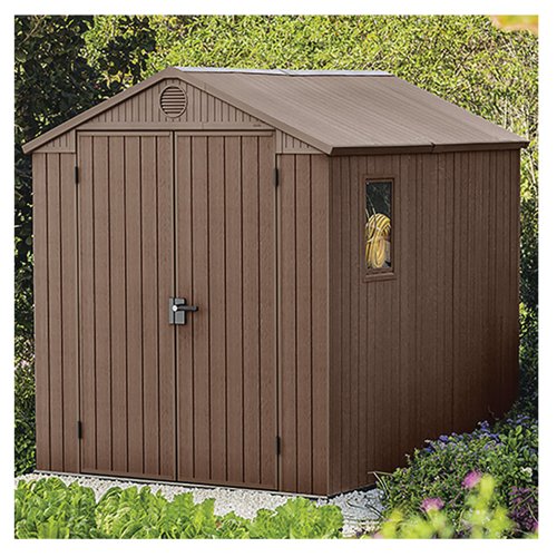 Keter Darwin Shed 6x8ft Wood Brown KET252004