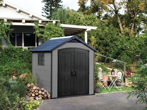 Keter Premier Shed 7.5x7ft Grey KET249198